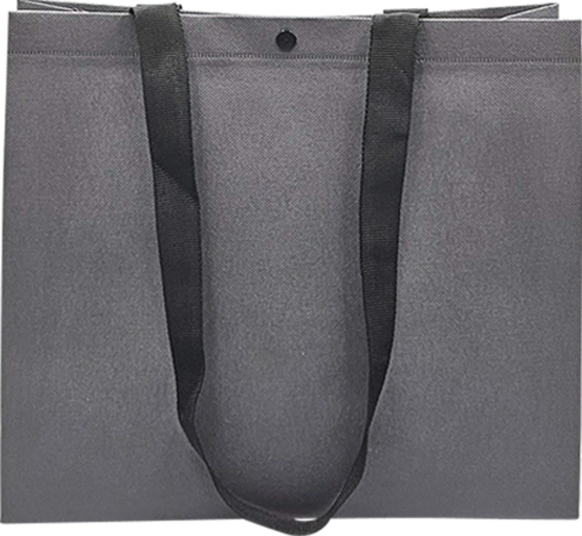 에코로버 미니멀 장바구니 부직포 쇼핑백 소형, 그레이, 1개