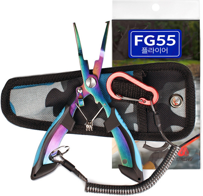 바다낚시 봉돌압착 바늘제거 플라이어 집게 멀티툴, 1개