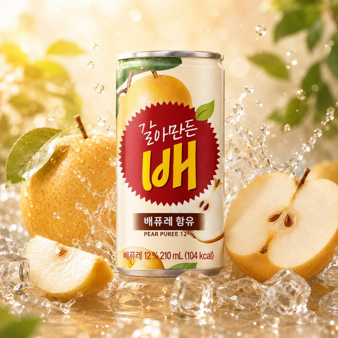 해태 갈아만든 배, 210ml, 10개