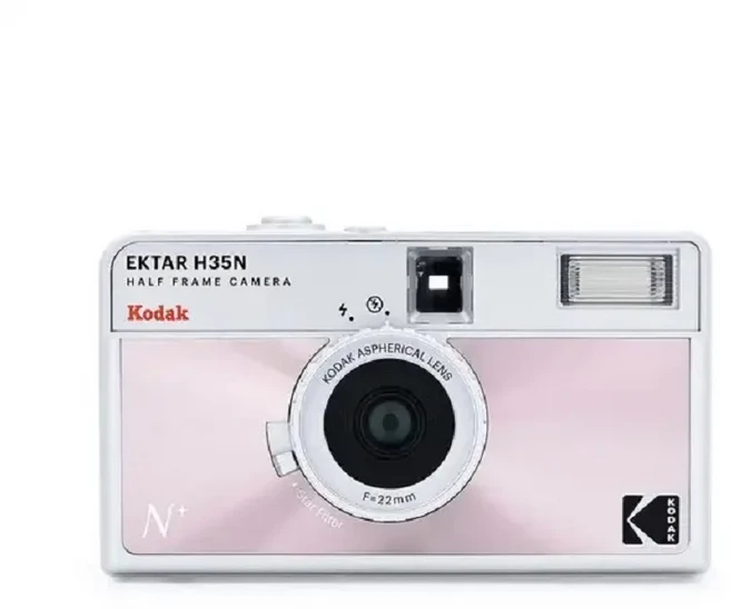 기존 KODAK EKTAR H35 하프 프레임 카메라 35mm Kodak 필름 재사용 가능한 옵션 ColorPlus 200, 03 Camera With 3 Roll, 01 빠른  Mainland, 03 H35N Pink