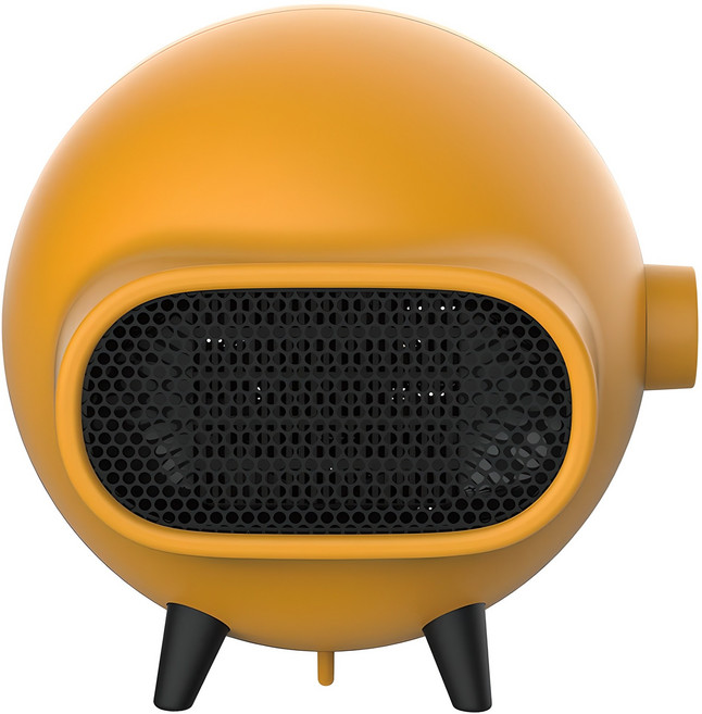 유니맥스 탁상용 그래핀 미니 PTC 전기 온풍기, UMH-9003PG-M, 머스타드