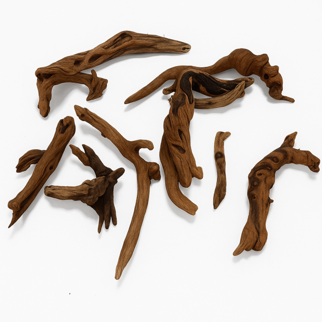 고퀄리티 레드우드 유목 소사이즈, 1개, 갈색