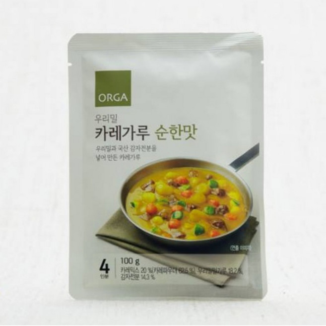 올가홀푸드 우리밀 카레가루 순한맛, 100g, 1개