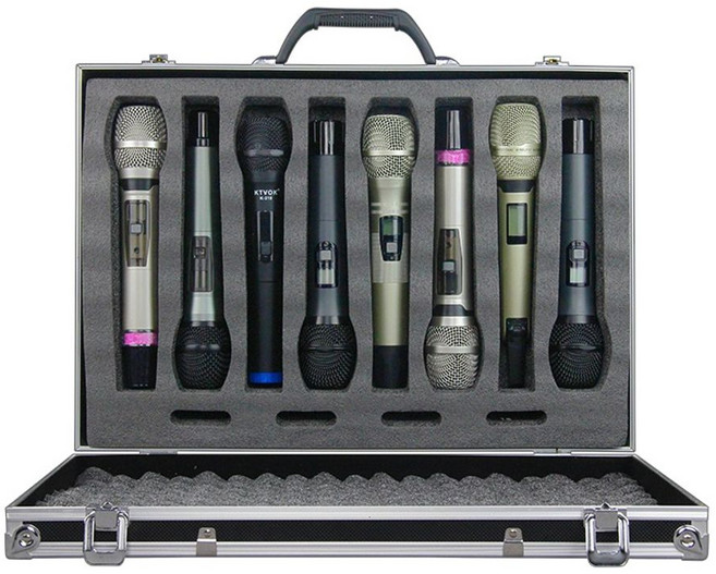 무선마이크 가방 마이크 하드케이스 휴대용 장비 보관 수납, B. 블랙 박스 2개 32198, B. 블랙 박스 2개 32198