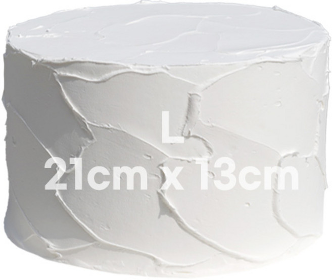 크림클레이 L 21cm x 13cm 모형케이크 셀프돌상 브라이덜샤워 이벤트케이크 친구생일선물, 1개