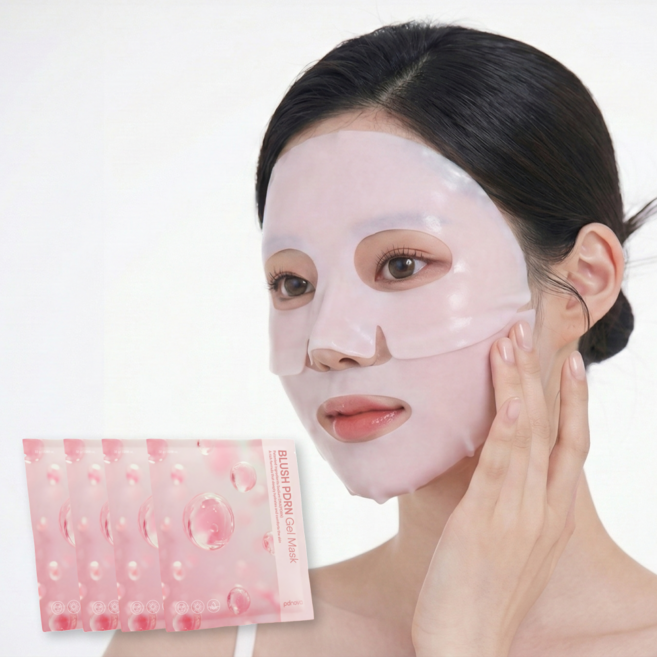 피디노바 블러쉬 피디알엔 PDRN 겔 마스크, 1개, 4개입