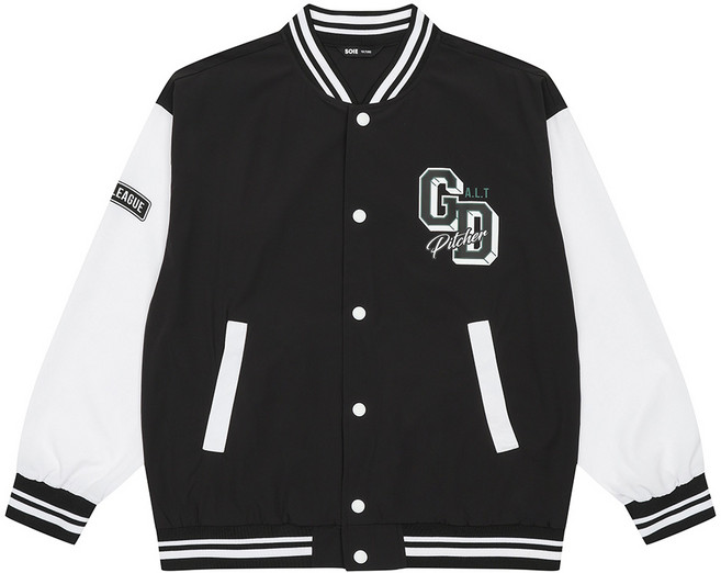 [소이주니어]강남점 25년여름상품 특가세일 쿨 스판 바시티 점퍼25M0102BK