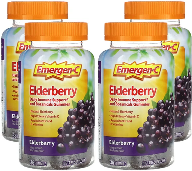 이머젠-C 엘더베리 36구미젤리, 4개, 36정 - 쿠팡