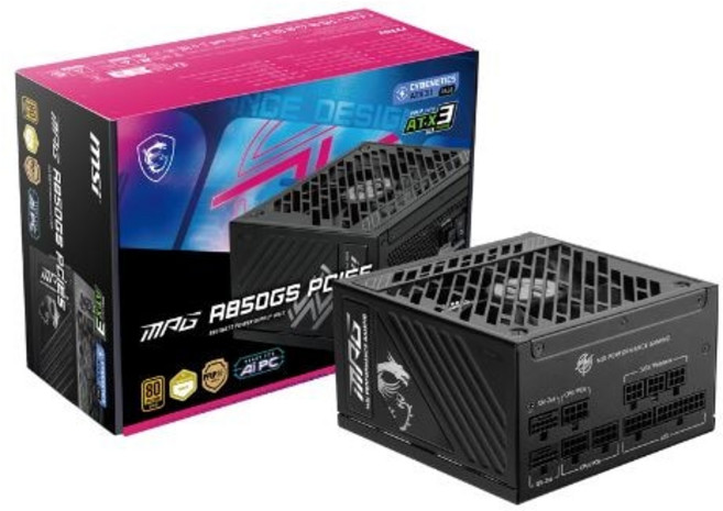 MSI MPG A850GS 80PLUS골드 풀모듈러 ATX3.1, 1개, 선택하세요