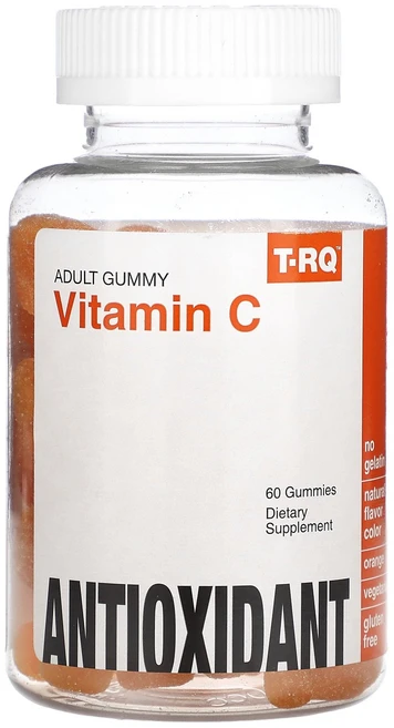 성인용 구미젤리 비타민C 오렌지 구미젤리 60개 T-RQ, 1개 - 쿠팡