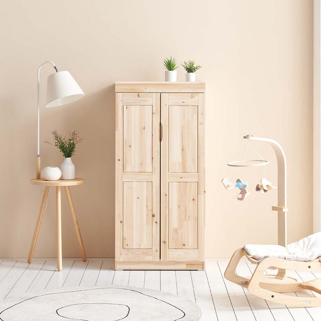 이노센트 플로어 삼나무 원목 양문옷장 i102622