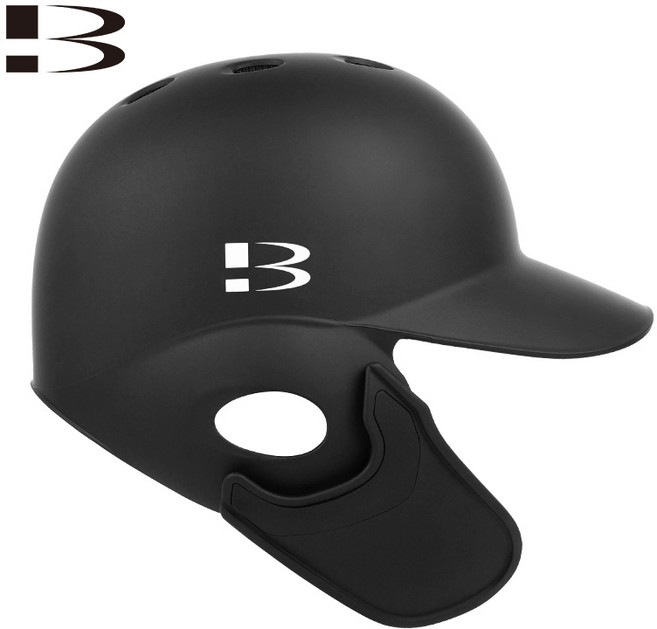 글래디에이터 배팅 헬멧(검투사) 블랙무광 좌타자용, 1개