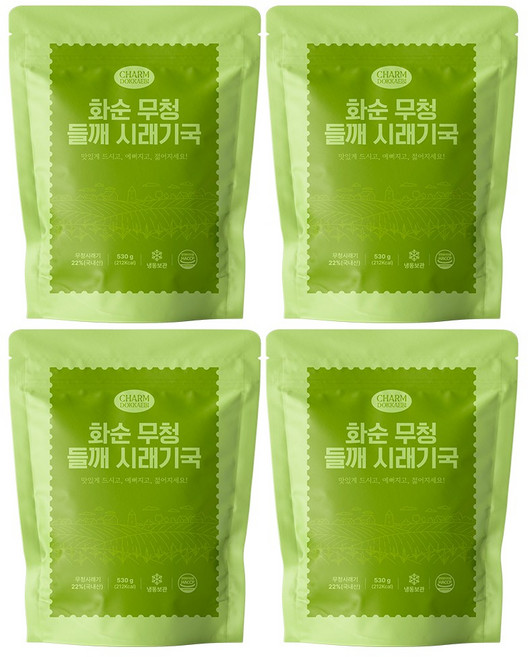 전라도 화순 무청 들깨시래기국, 4개, 530g