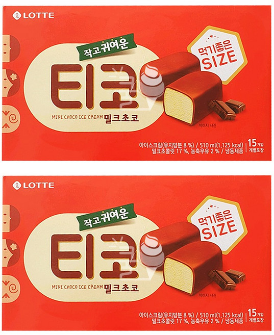 달쿨 추억의아이스크림 티코 밀크초코 1박스, 6개, 510ml