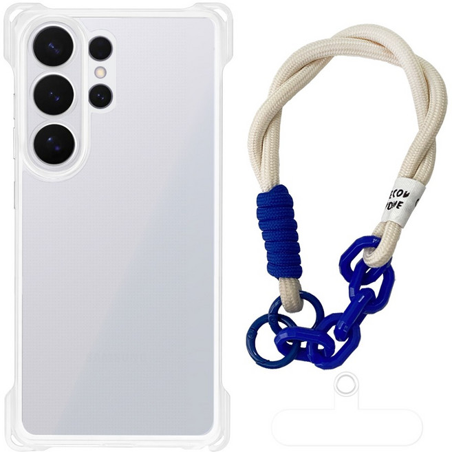 더조은셀러 쿼드락 보야지 로프 체인 손목 스트랩 범퍼 투명 케이스