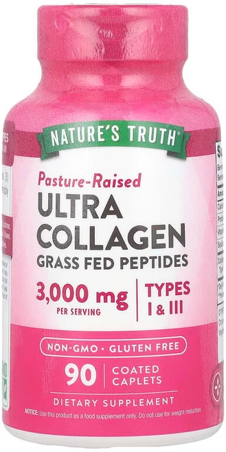 Nature's Truth 울트라 콜라겐 I & III형 코팅 정제 90정(1정당 1 000mg) Truth (네이처스 트루스), Nature's Truth (네이처스 트루스) Trut, 1개 - 쿠팡