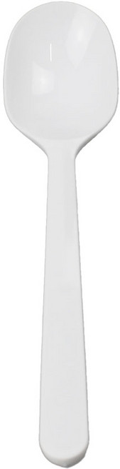 [ILYONG] 일회용 스푼 CI 146mm 완전 개별포장 낱개포장 500개 백색 빙수 아이스크림, 1개
