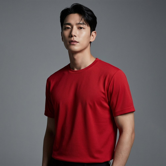 티팜 남성용 BK 쿨론 라운드 반팔티