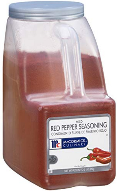 맥코믹 컬리너리 순한 고춧가루 시즈닝 5파운드 - 요리용 McCormick Culinary Mild Red Pepper Seasoning 5 lb - One 5 Pound C, 1개, 2.268kg