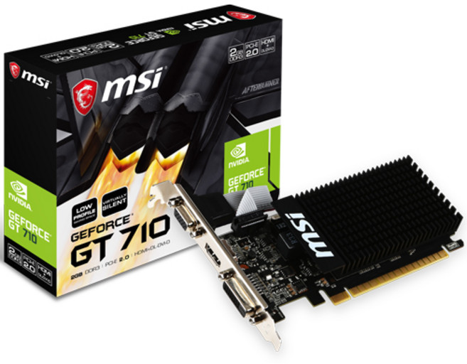 MSI 지포스 GT710 D3 2GB LP 무소음