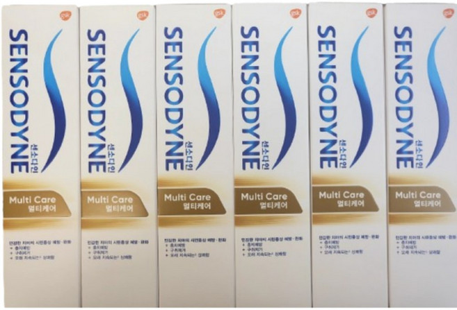 센소다인 멀티케어 민감성 치약 시린이 100g x 6개 코스트코