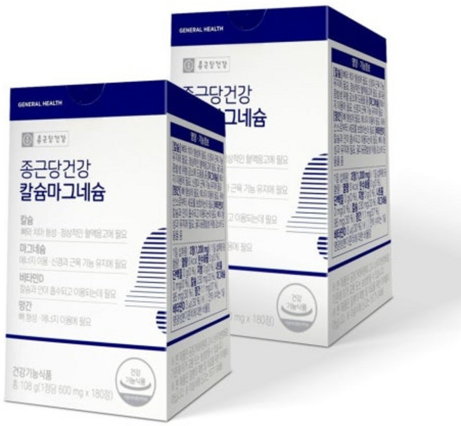 종근당건강 프리미엄 칼슘 마그네슘 (180정2개입), 360정, 1개