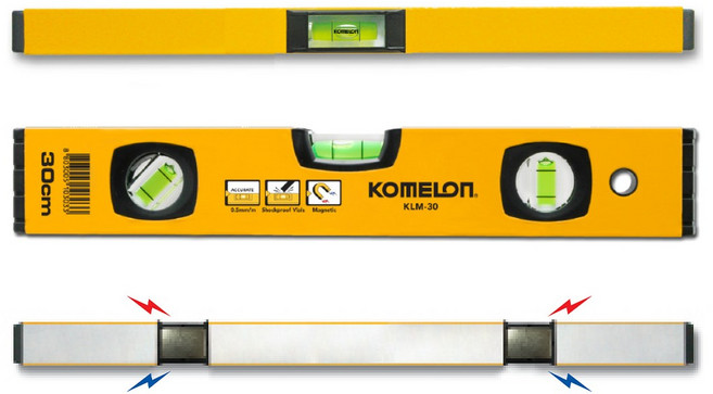 코메론 자석형 수평기 KLM-30, 1개