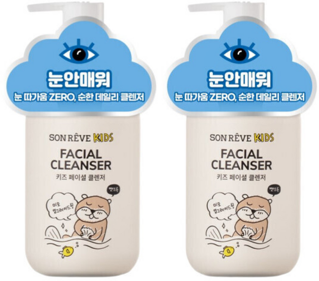 1+1 쏭레브키즈 어린이 세안제 (페이셜클렌저/폼클렌저/클렌징폼/세수비누/아기/베이비), 1개, 180ml