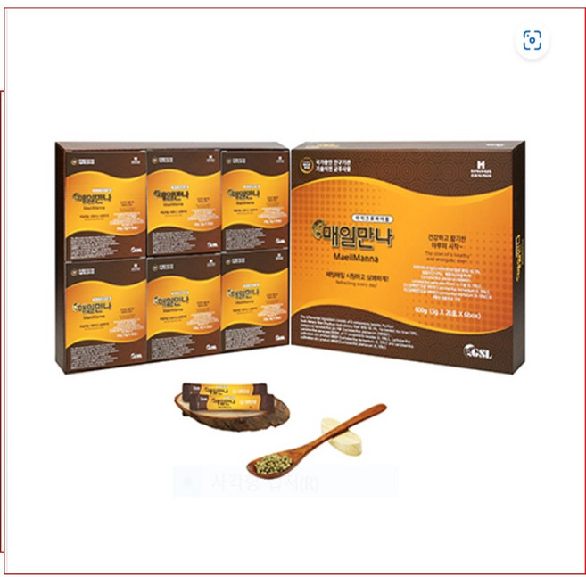 지에스엘 매일만나365( 5g*120포), 1박스, 5g