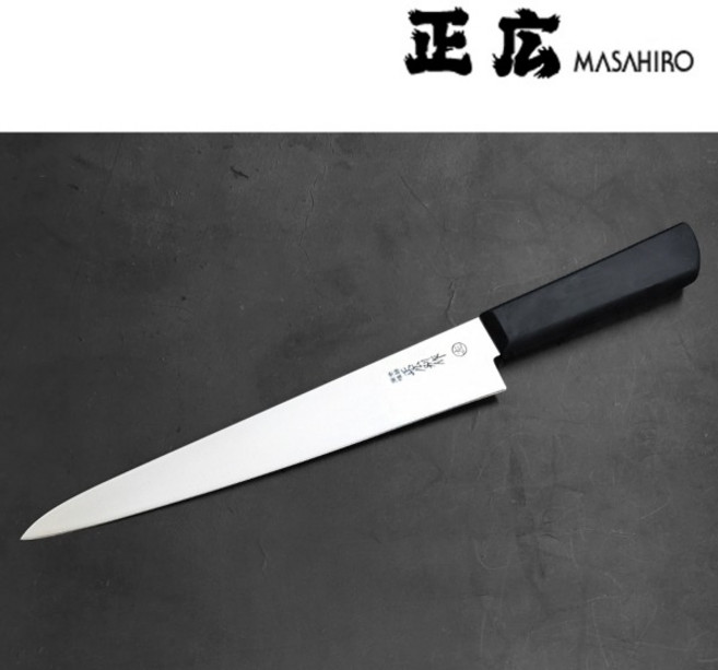 (마사히로) 정광별작 고무 손잡이 갈비칼 슬라이서 스지히끼 240mm/ 왼손용/ 수도, 1개