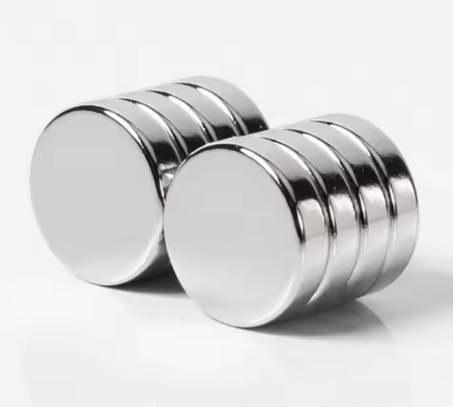 마니코 네오디움 초강력 원형자석 18mm x 3mm, 10개, 실버