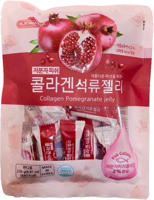 일광제과 콜라겐 석류 젤리, 1개, 250g