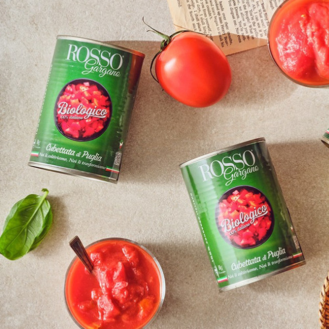 로쏘 유기농 쿠베타타 토마토 찹드 토마토, 1개, 400g