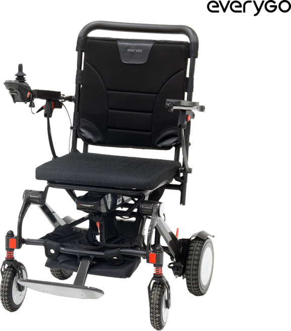 에브리고 접이식 장애인 전동휠 체어 경량 휠체어 여행 카본 원터치 Z-7000, 1개