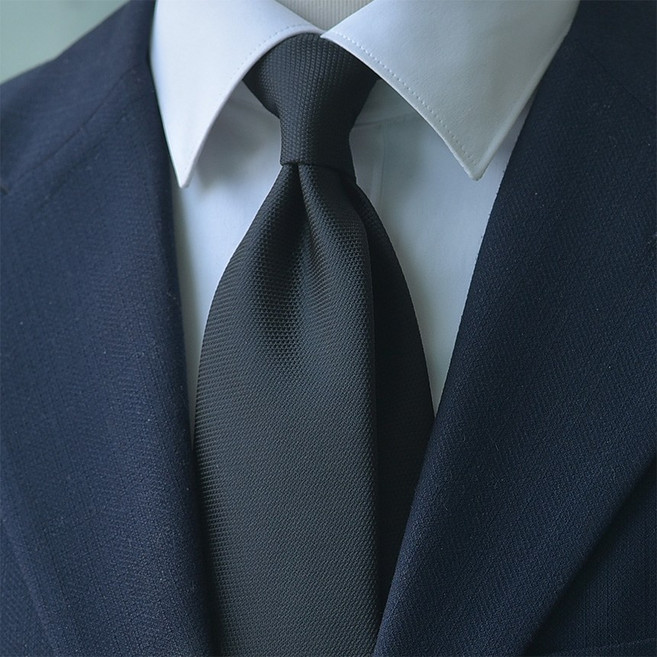 어버너 허니컴 단색 넥타이 13color