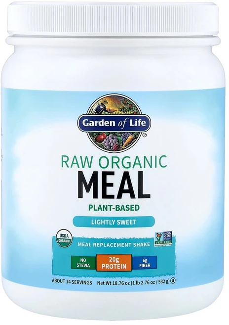 Garden of Life RAW Organic Meal 유기농 셰이크 & 식사 대용식 519g(18.3oz), 1개 - 쿠팡