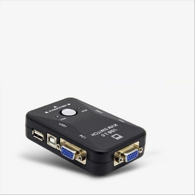 2포트 USB KVM 스위치 2대1 PC 2대 연결 주변 BT624