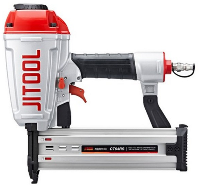 제일타카 정품 CT64RS 에어 콘크리트 목재 겸용 타카 걸레받이 인테리어 타정기 CT64R3 후속, 1개