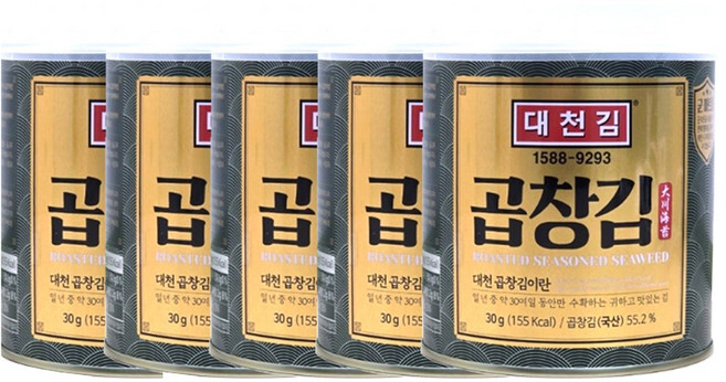 대천김 곱창 캔김 4p, 5세트