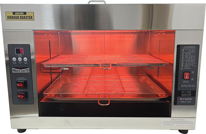 업소용 생선 구이기 전기 그릴 오븐 어도리 장어 육류 초벌 국산 초고속 이중히터 신형, JC-3900M