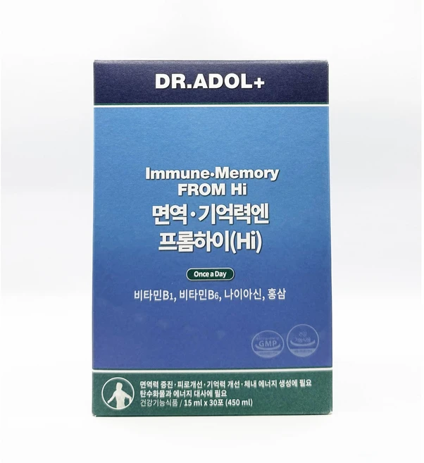 닥터아돌 면역 기억력엔 프롬하이 성장기 홍삼비타민B, 450ml, 1개 - 쿠팡