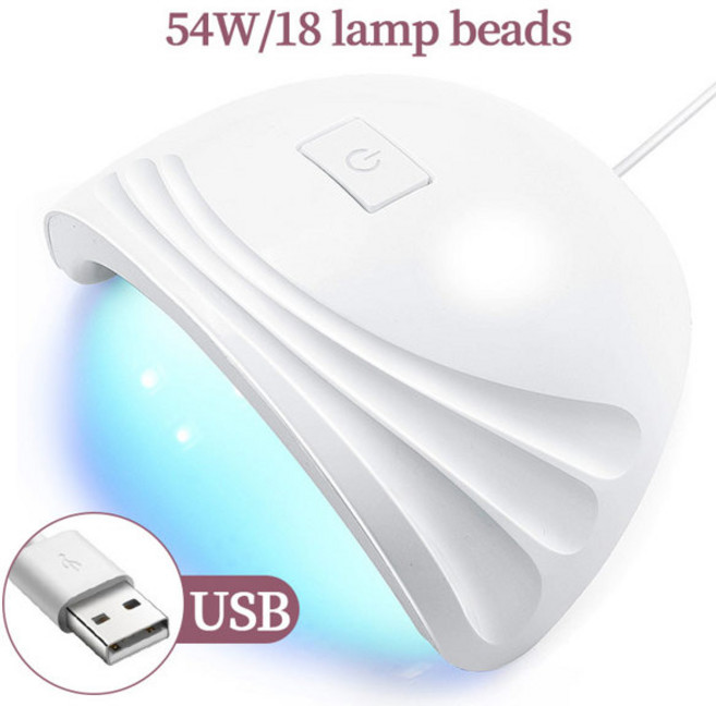 LULAA 54W USB 캐빈 UV LED 네일 젤 Led 램프 손톱 액세서리 모든 매니큐어에 대한 전문 재료 네일 건조 램프, 1개
