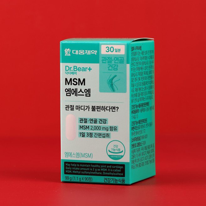 대웅제약 MSM 30일분, 4개, 90정