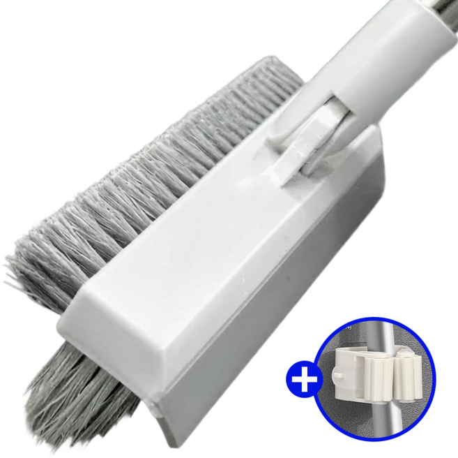 사비드 초밀착 V자형 틈새 청소솔 욕실 화장실 바닥 3in1, 1개, 워시드 그레이