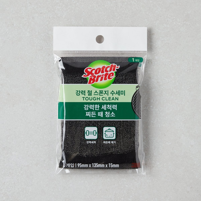 3M 3M 스카치 브라이트 강력 철 수세미 1입