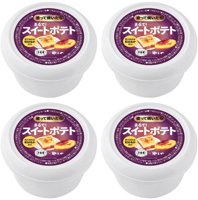 야마야 바르고 구우면 마치 군고구마 스위트 포테이트 스프레드, 130g, 4개