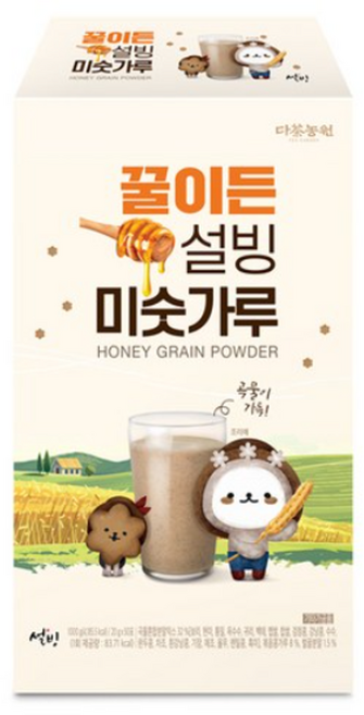 다농원 꿀이든 설빙 미숫가루, 1kg, 5개
