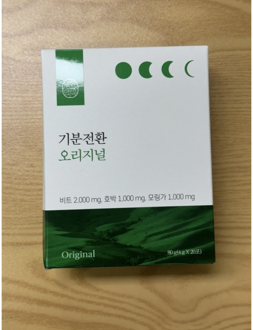 생활약속 기분전환 오리지날 4gx20포, 80g, 2개