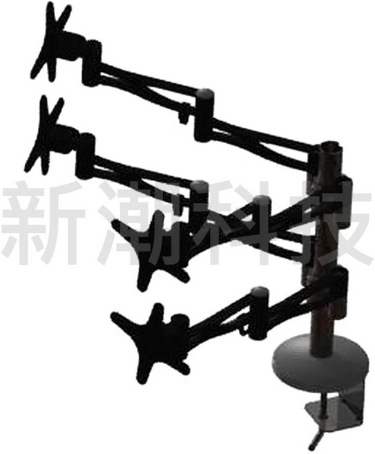 新潮科技 CY402 14-26吋 三段式可調液晶顯示器多螢幕桌面支架