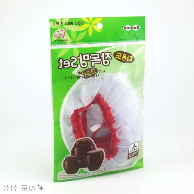완자마켓 장독망 3P 소 장독대망 망사커버 항아리망
